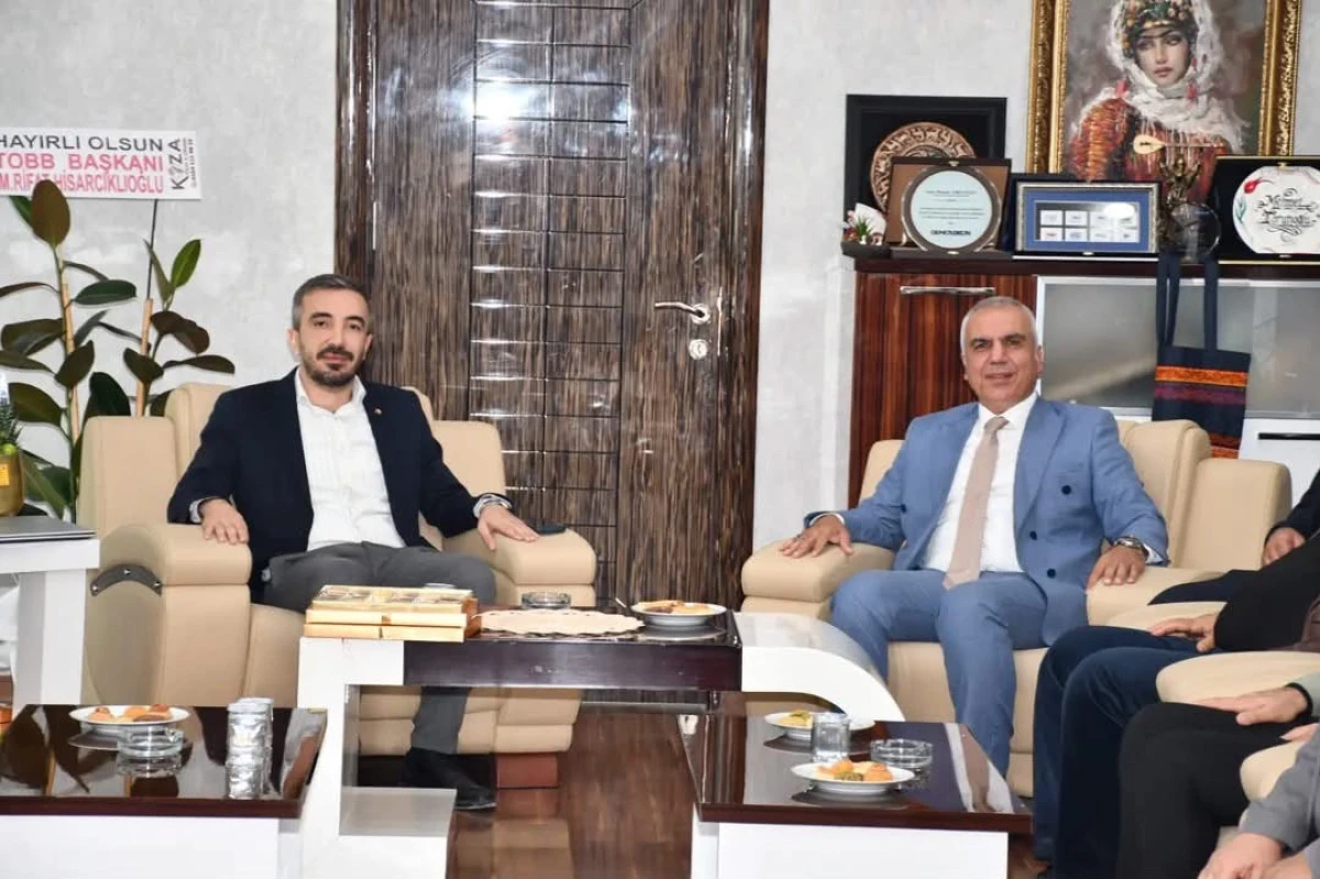 Y&Uuml;SİAD Heyetinden ATSO Başkanı Mehmet Torunoğlu&rsquo;na Hayırlı Olsun Ziyareti