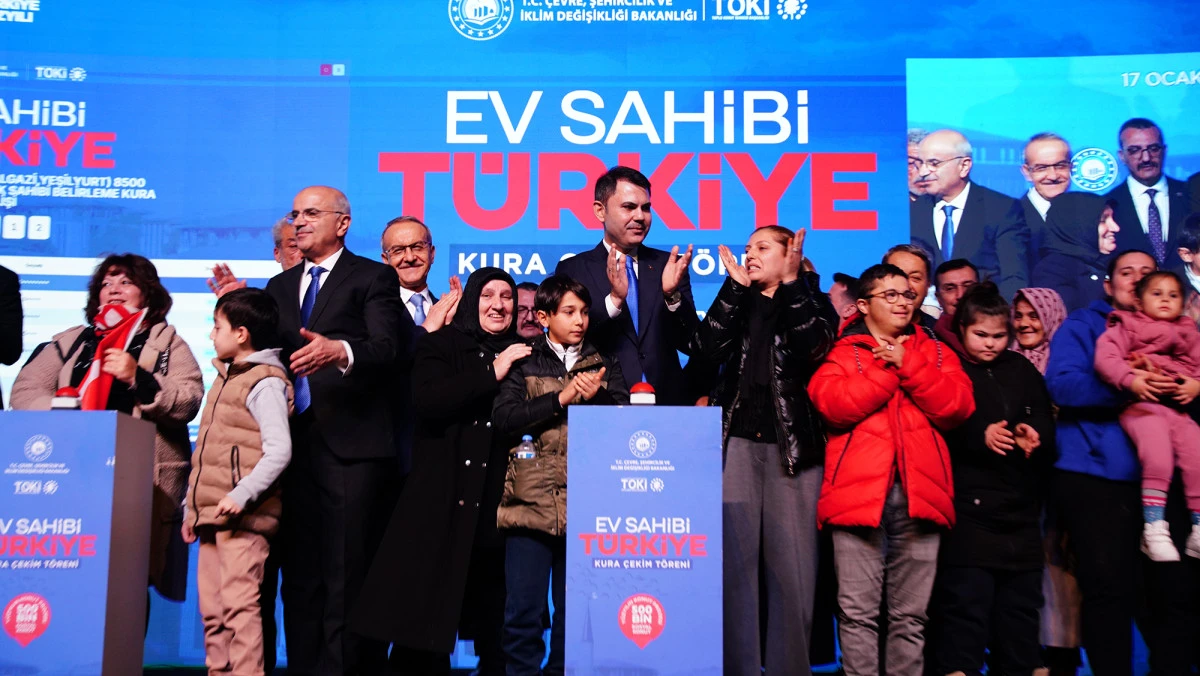 Y&uuml;zyılın Konut Projesi Kura &Ccedil;ekimi: Ev Sahibi T&uuml;rkiye